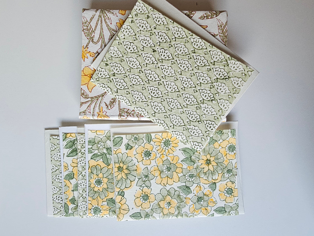 Notecard-Envelope Set- Golden Bloom Meadow