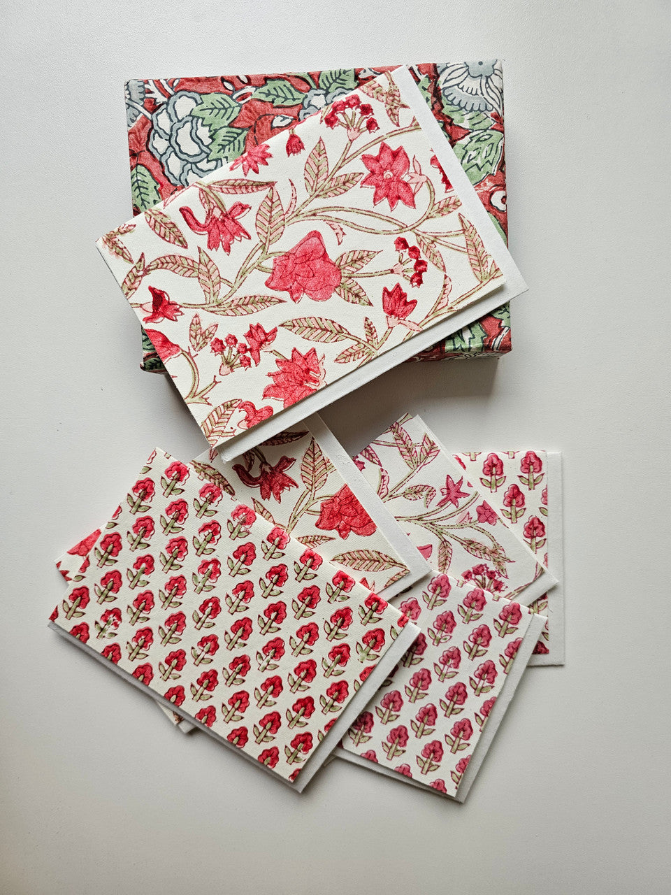 Notecard-Envelope Set- Verdant Rose Harmony