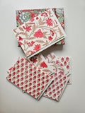 Notecard-Envelope Set- Verdant Rose Harmony
