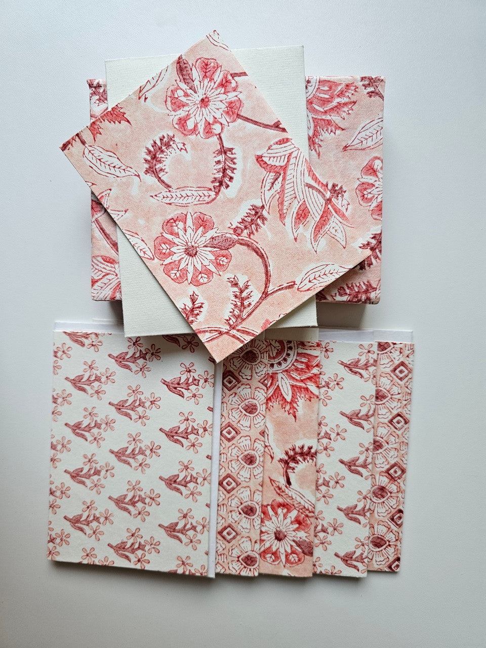 Notecard-Envelope Set- Crimson Bloom Symphony