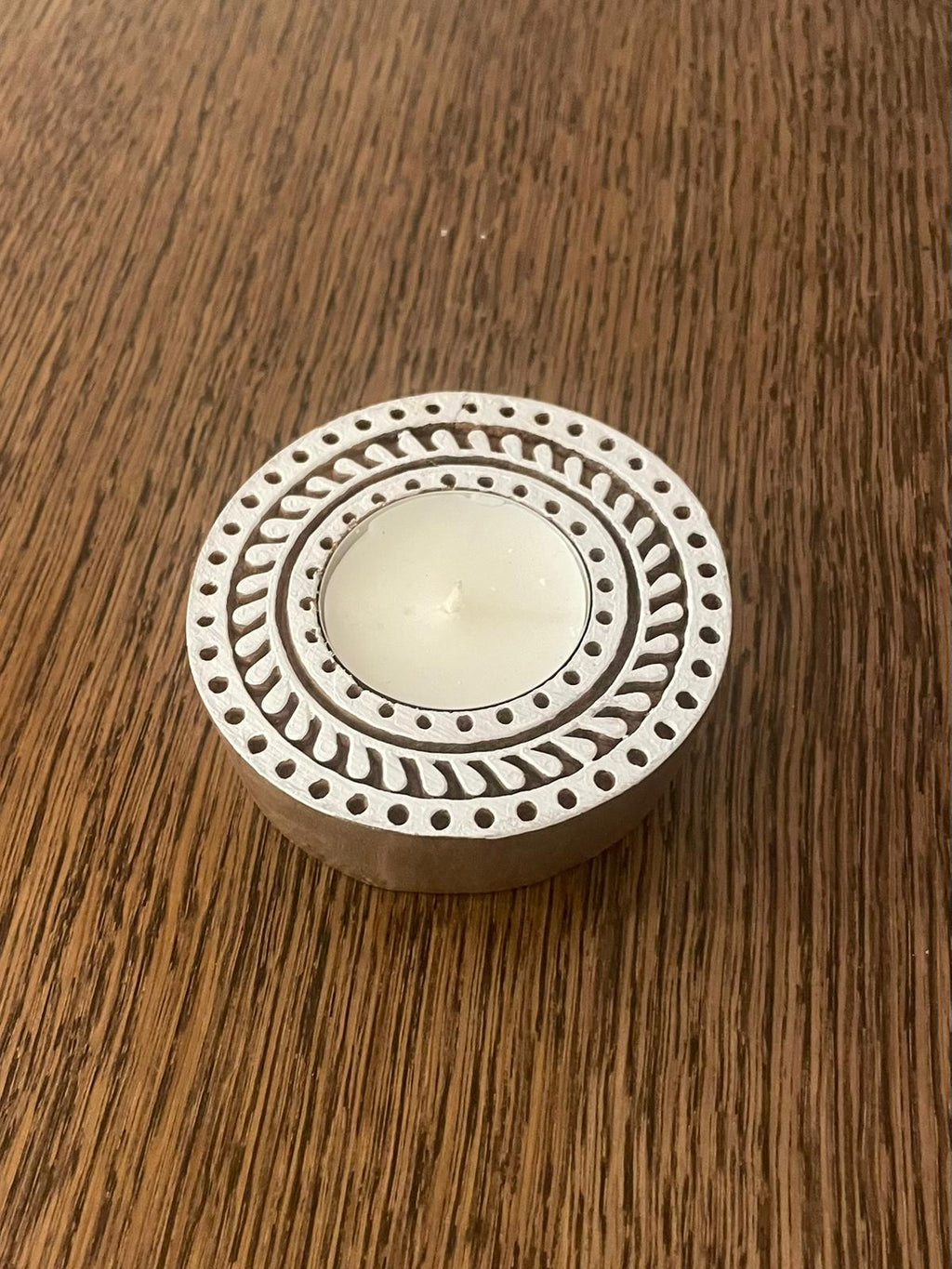 Handcrafted Mango Wood Tea-Light Holders