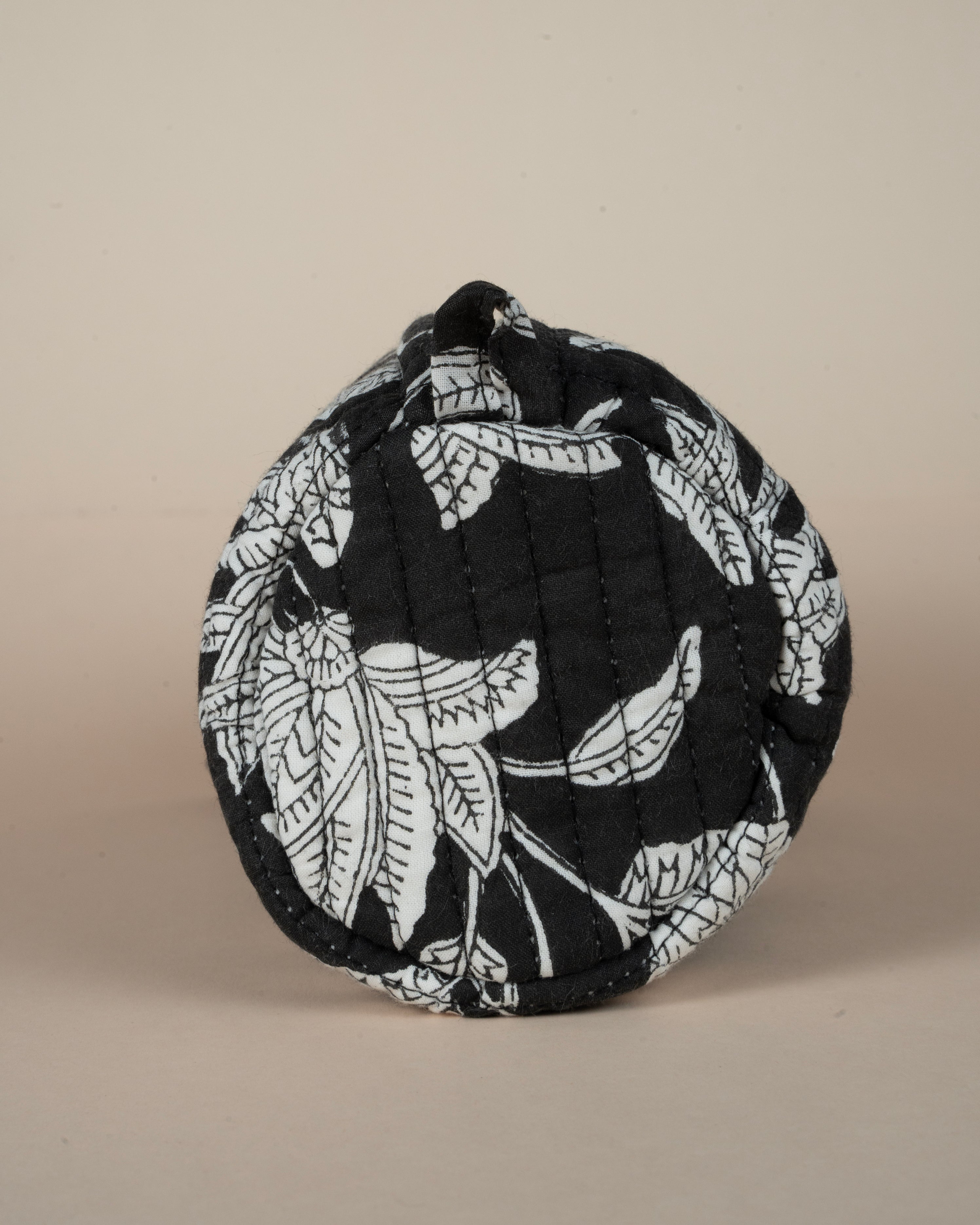 Stationary Pouch_Floral Black