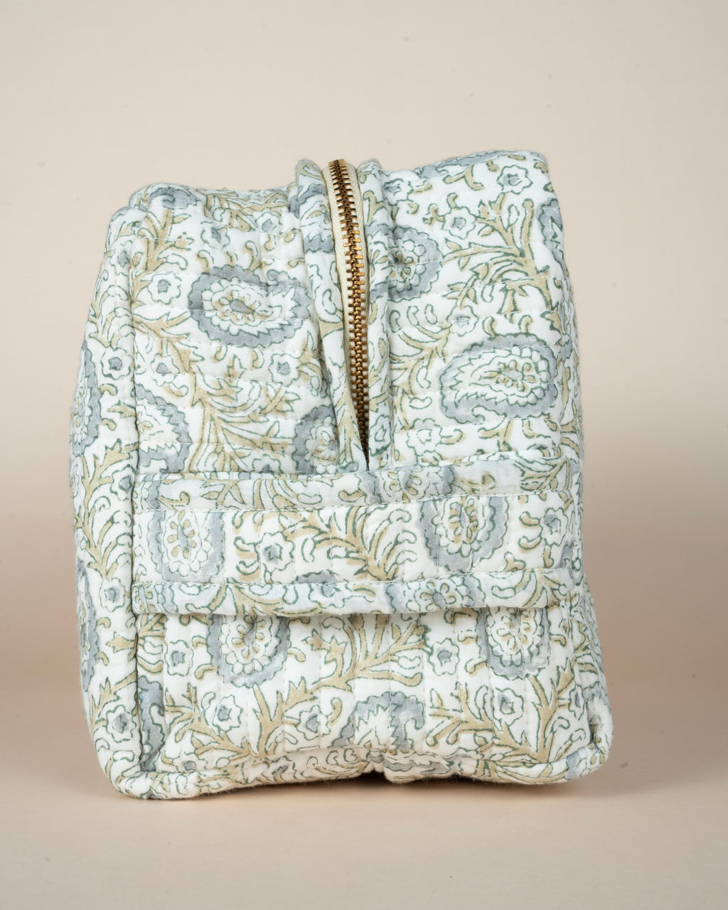 Lunar Paisley _ Hand block Printed Utility Bag