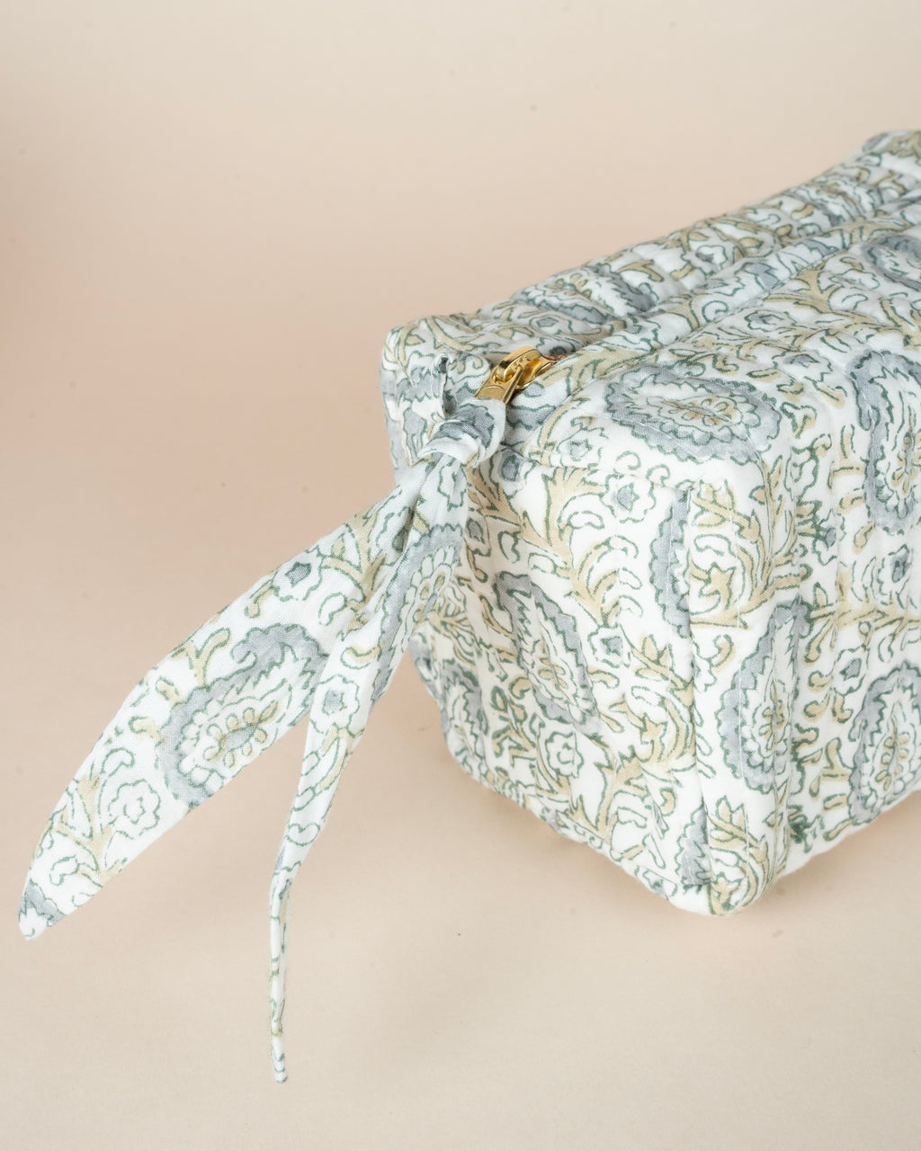 Lunar Paisley Motifs_Handblock Printed Utility Pouches