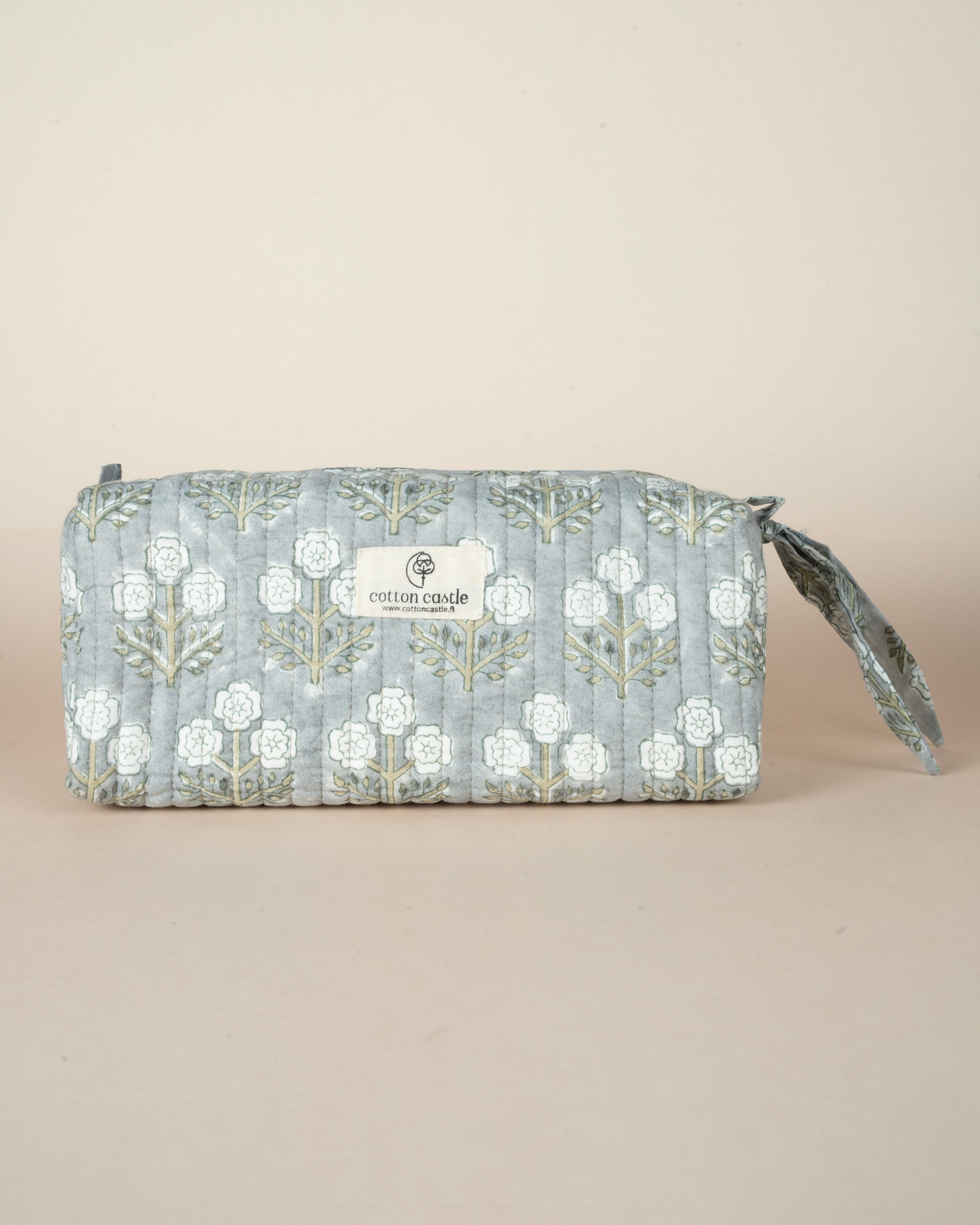 Lunar Paisley Motifs_Handblock Printed Utility Pouches