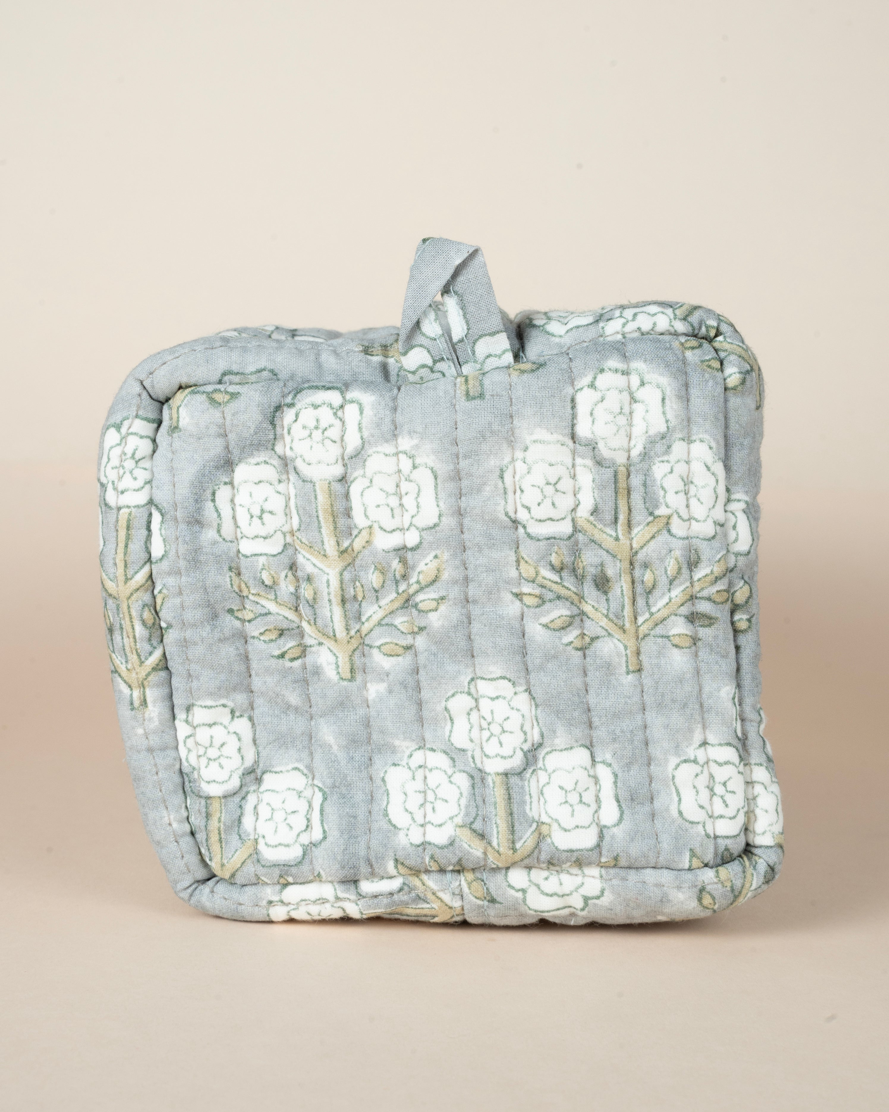 Lunar Paisley Motifs_Handblock Printed Utility Pouches