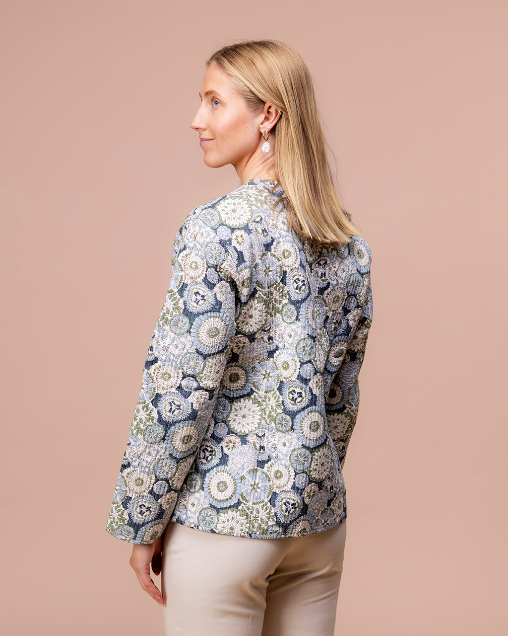 Sage Bloom Reversible Jacket
