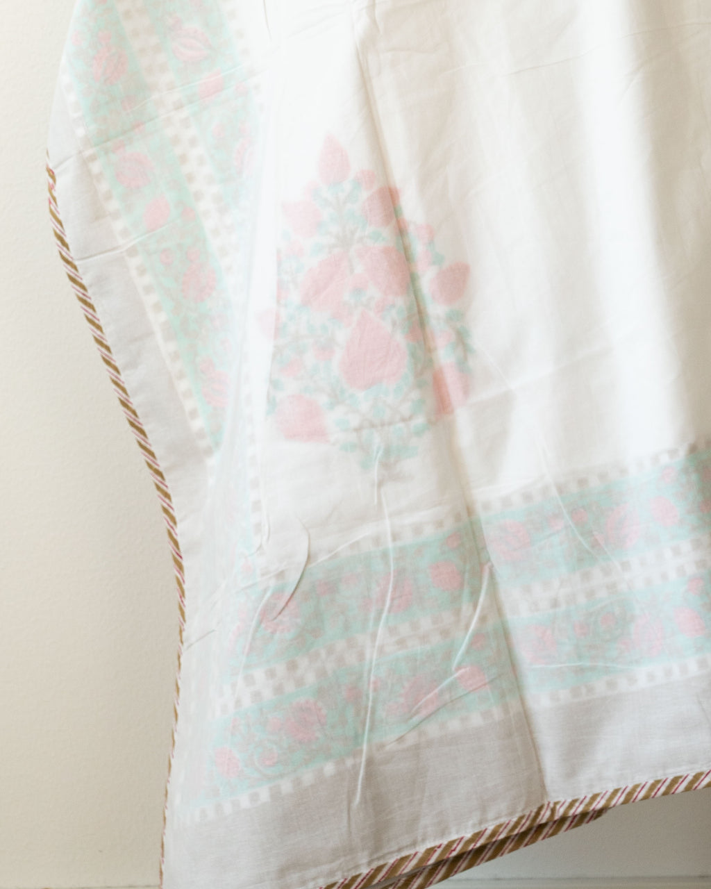 Lush Berry Bliss - Hand-block printed Muslin Blanket