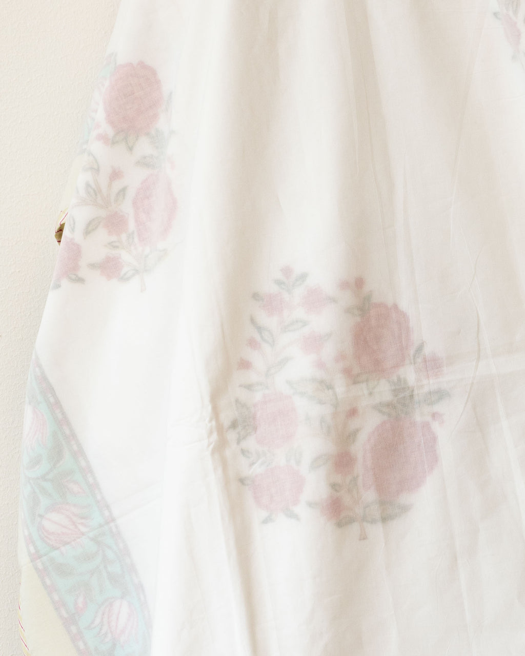 Romantic Garden - Hand-block printed Muslin Blanket
