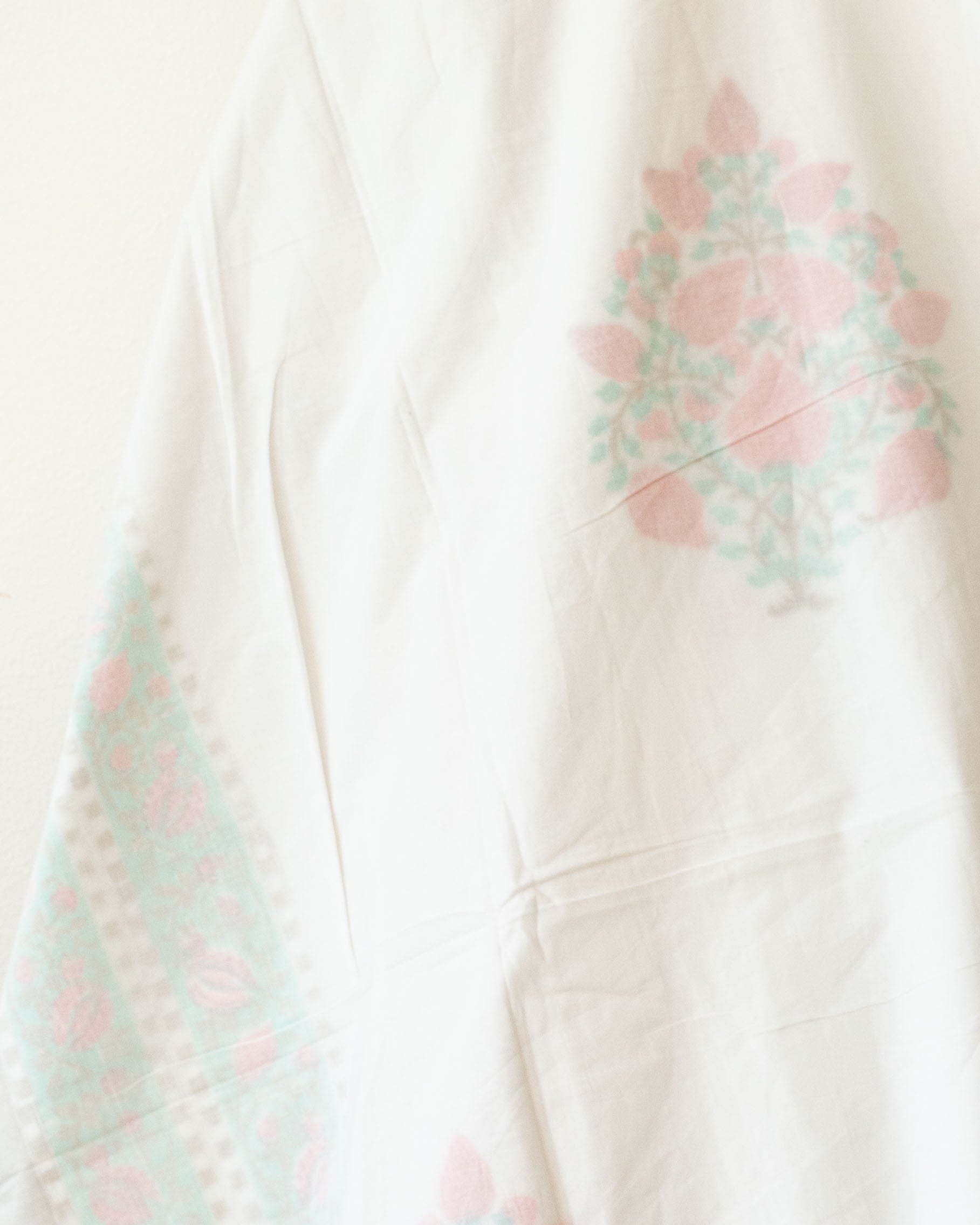 Lush Berry Bliss - Hand-block printed Muslin Blanket