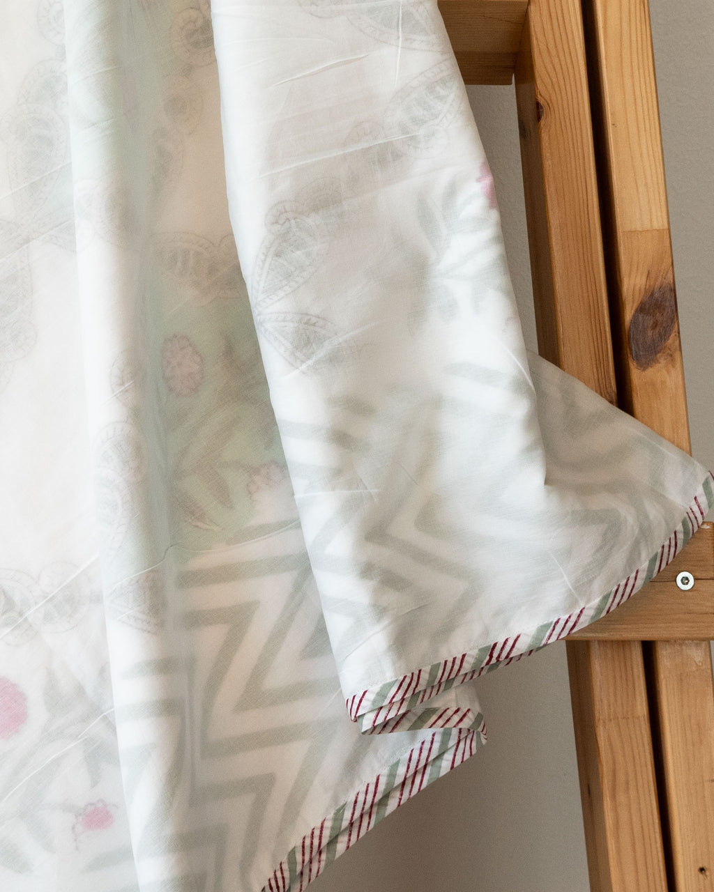 Vintage Garden - Hand-block printed Muslin Blanket