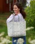 Reversible Tote bag- Lunar Paisley Motifs