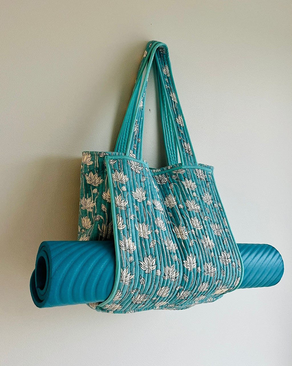 Yoga Mat Tote Bag - Lotus Symphony