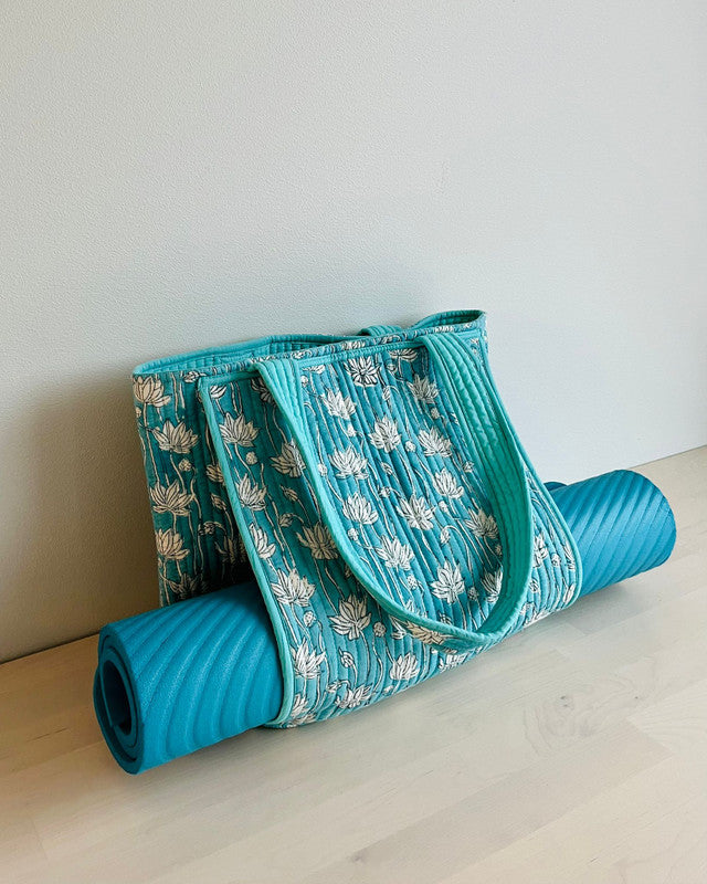 Yoga Mat Tote Bag - Lotus Symphony