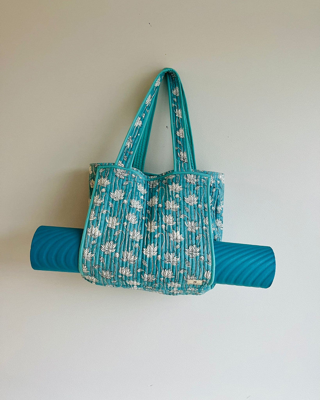 Yoga Mat Tote Bag - Lotus Symphony