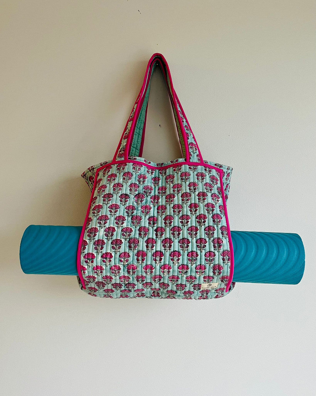 Yoga Mat Tote Bag - Lush Garden