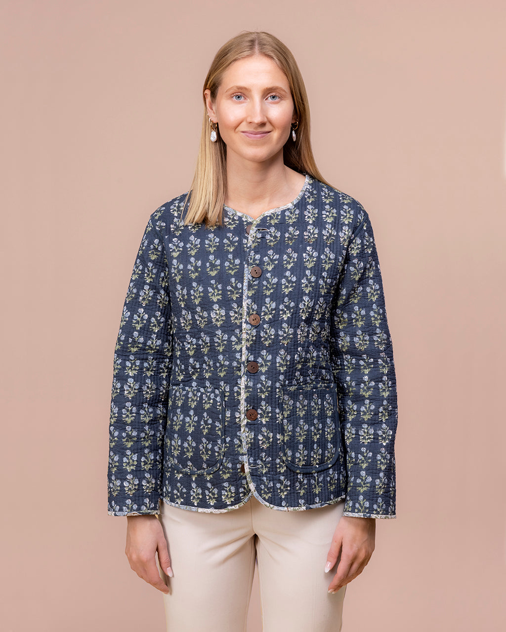 Sage Bloom Reversible Jacket