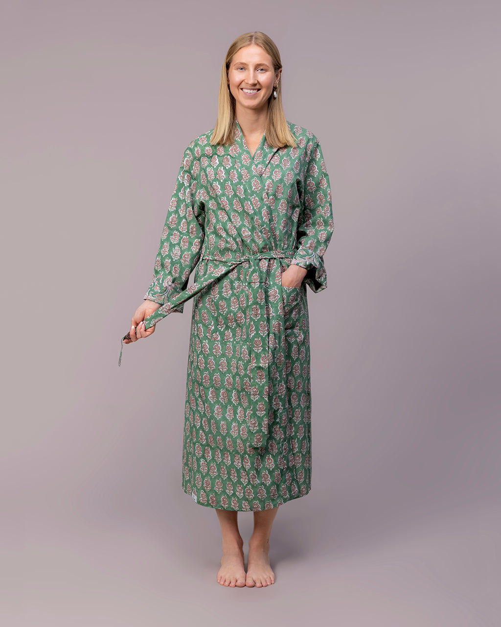 Garden Tapestry Reversible Cotton Kimono