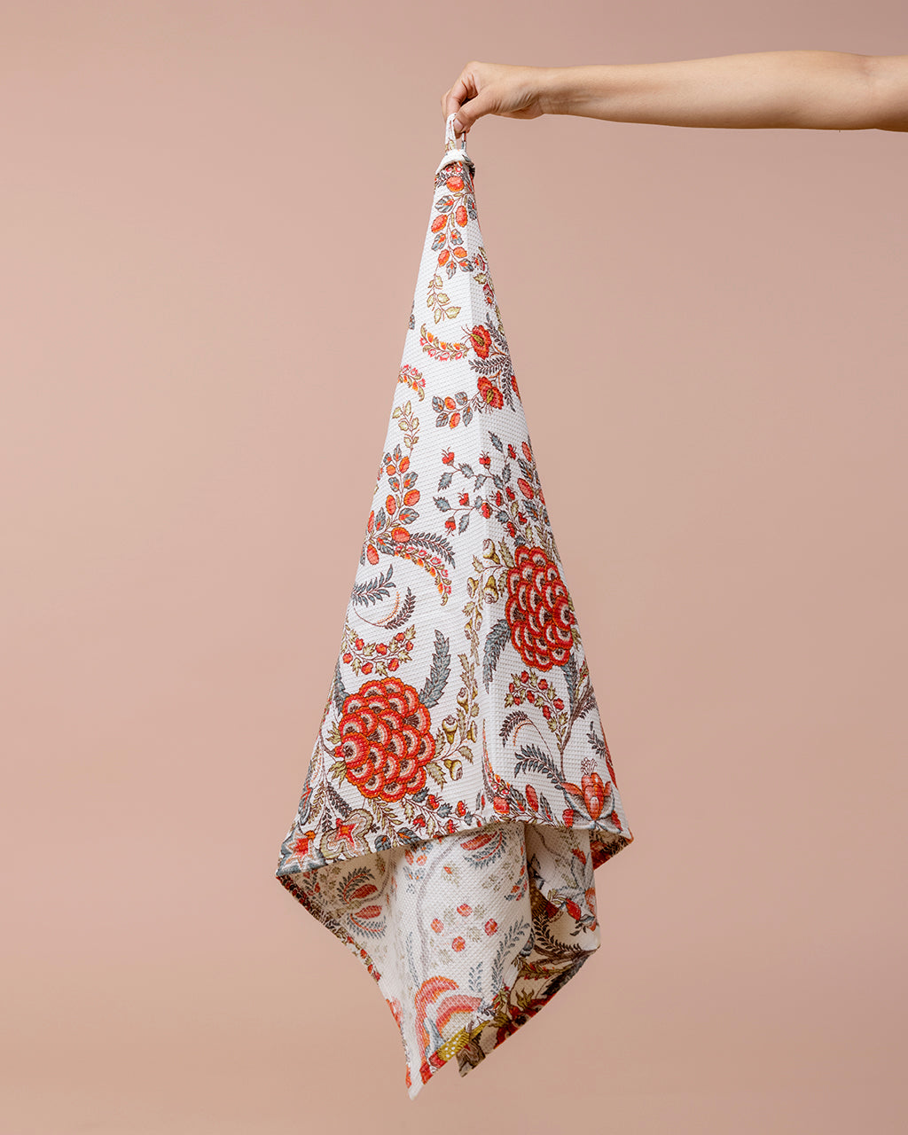 Ivory Bloom Bath Towel & Hand Towel