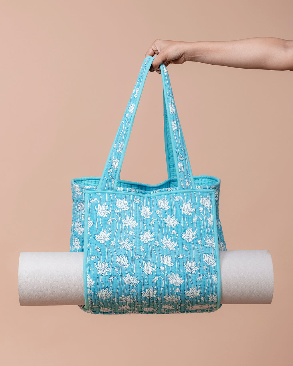 Yoga Mat Tote Bag - Lotus Symphony